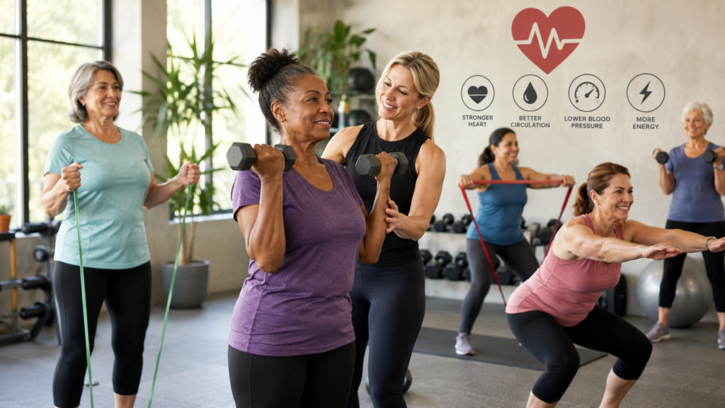 Two hours of weekly strength training linked to lower heart attack risk in women, JACC analysis